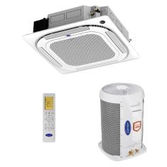 Ar Condicionado Split Carrier Cassete 4 Vias Inverter 28.000 BTU/h Frio Monofásico Branco 40KVQD28C5 - 220V
