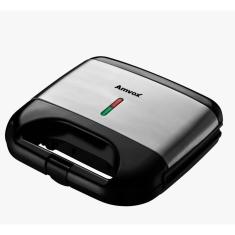 Sanduicheira E Grill Amvox Ams500 Preto-inox Preto - Inox 110V