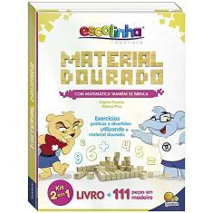 Com matemática também se brinca: Material dourado, a capa pode variar