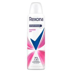 Desodorante Antitranspirante Aerosol Feminino Rexona Powder Dry 72 horas 150ml (A embalagem pode variar)