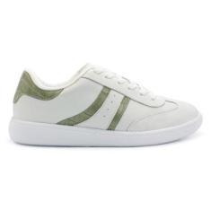Tênis Usaflex Feminino Clássico Em Couro Conforto Casual AJ0209-Feminino
