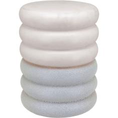 Banqueta Cerâmica 44x33x33cm Marfim