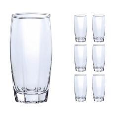 Copo Vidro 370Ml Florence Glamour Jogo Com 6 Transparente - Casa Linda