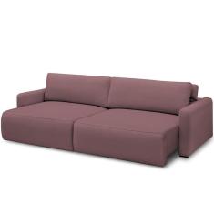 Sofá Retrátil Reclinável Para Sala De Estar Living 240cm Sevilha F04 Veludo Lilás