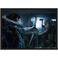 Quadro Decorativo The Last Of Us Games Jogos Geek Decorações Com Moldu