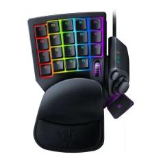 Teclado De Uma Mão Gamer Raze Tartarus Pro Cor Classic Black Com Luz Rgb