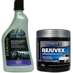Kit Restaurador De Plásticos - Restaurax + Rejuvex - Vonixx