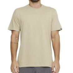 Camiseta Quiksilver Embroidery Caqui, M, Bege