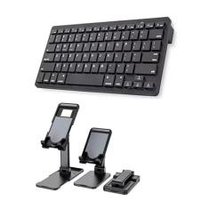 BDNET, Teclado Bluetooth Para Tablet Pad 5 11 + Sup Apoio Preto