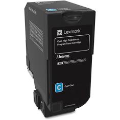 Lexmark Cartucho de toner 74C1HC0 Unison, ciano