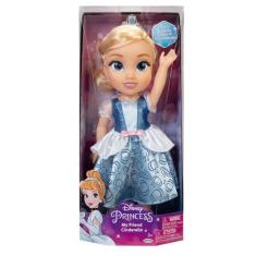 Boneca Princesas Disney Articulada Cinderela Multikids - BR1915, Azul
