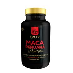 MACA VERMELHA - 120 CáPSULAS Sollo Nutrition 