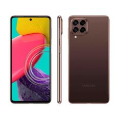 Smartphone Samsung Galaxy M53 128Gb Marrom 5G Octa-Core 8Gb Ram 6,7" C