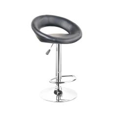 Banqueta Estofada Lux com Regulagem Preto Facthus