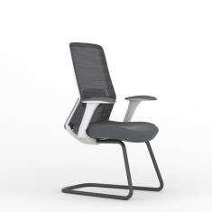 Cadeira Escritório Interlocutor Polar VW Cinza Claro