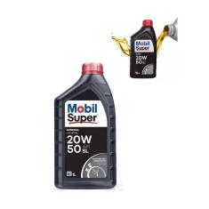 Óleo Lubrificante Motor 20W50 Sl Mineral Mobil Super 1 Litro
