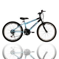 Bicicleta Aro 24 Athor Legacy 18 Marchas Azul