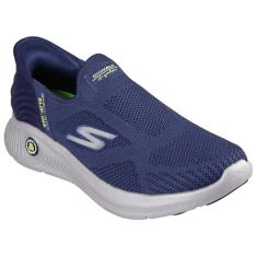 Skechers Tênis masculino Hands Free Slip-ins Go Walk Anywhere - The Tourist, Azul marino, 41