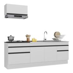 Armário de Cozinha Compacta com Rodapé Veneza Multimóveis MP2109.964 B