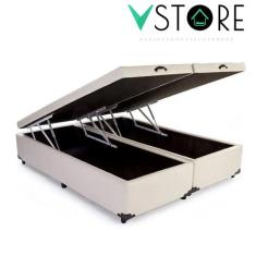 Cama Box Baú Queen Bravus 158x198x38cm Várias Cores - Vstore - V-STORE