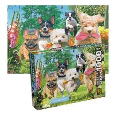 Mini Quebra-cabeça 1000 Peças Corrida Canina - Grow
