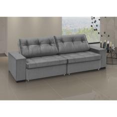 Sofá Orion - Retrátil / Reclinável 220 Cm- Linho