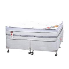 Cama Box + Colchão Castor Queen Niponpedic One Face Pocket 158x198x60cm