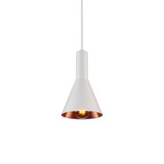 Lustre Pendente Orluci Provetta OR1394 Branco e Bronze E27 Bivolt