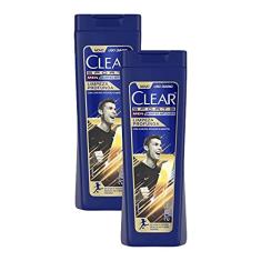 Kit 2 Shampoos Clear Men Anticaspa Limpeza Profunda 200ml