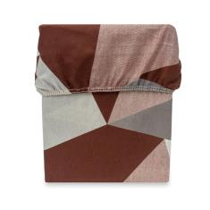 Lençol Casal 40cm c/ Elástico Estampado Percal 180 fios 80% Algodão Av