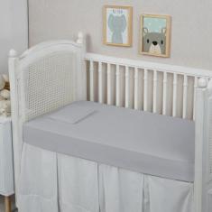 Jogo de Lençol de Berço 2 Peças 100% Algodão 200 Fios Super Macio - MF