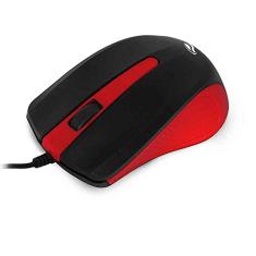 Mouse USB C3Tech MS-20RD Vermelho - Compatível com PC e Mac Resoluções até 1000 DPI Com cabo de 115cm Sensor óptico