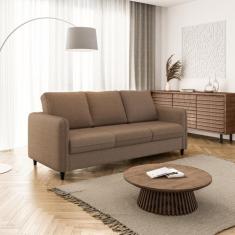 Sofá 3 Lugares em Linho Orquídea CabeCasa MadeiraOriginals - CabeCasa 