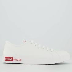 Tênis Coca Cola Blend Basic Town Branco-Masculino