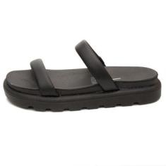 Sandália Papete Vizzano Tiras  Pelica Preto 37-Feminino