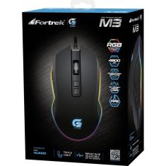 Mouse Gamer M3 Led Rgb Conector Folheado Ouro Pc Computador