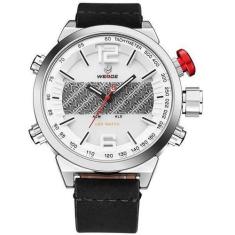 Relógio Masculino Weide Anadigi Wh-6101 - Preto E Branco