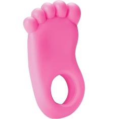 Mordedor Pezinho Bebê Atóxico Alívio Coordenação Motora Higiênico Macio Massagear Gengiva Dentes