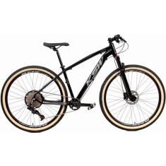  Bicicleta 29 Ksw Xlt 12v Freios Hidráulicos 1x12v Trava No Ombro Pneu Bege - Preto\Preta