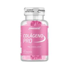 Colágeno Pro Pharma Pro Suplemento de Colágeno com 60 Cápsulas para Pele Firme e Saudável