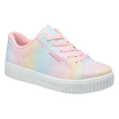 Tênis Pink Cats Colors Glitter Menina-Feminino