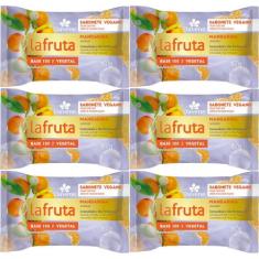 6UN Sabonete La Fruta Mandarina Barra vegetal 150g Davene