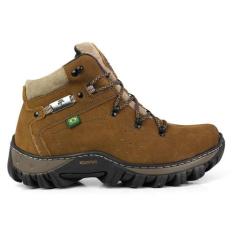 Bota Bell Boots Masculina Coturno Adventure em Couro Nobuck, Marrom, 3