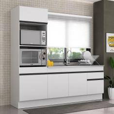 Armário De Cozinha Compacta Mp2113.964 Branco/preto