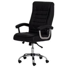 Cadeira De Escritório Presidente Executiva Big Com Molas Ensacadas Conforto Giratória Preta