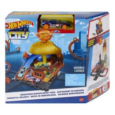 Pista Hot Wheels City Downtown Hamburgueria HDR26 Mattel