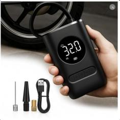 Bomba de Ar Digital 150 PSI  Compressor Portátil Sem Fio para Pneus de