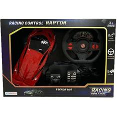 Carrinho Racing Control Raptor Vermelho Multikids - BR1336