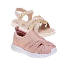 Tenis Infantil Feminino Sapato Menina - KIT 2 PARES Tam 24 ao 34-Feminino