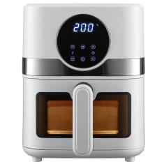 Air Fryer Fritadeira Elétrica Digital Extream 4,3L Branco com Prata, 220v